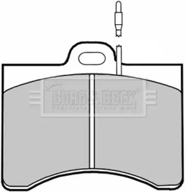 Комплект тормозных колодок (BORG & BECK: BBP1201)