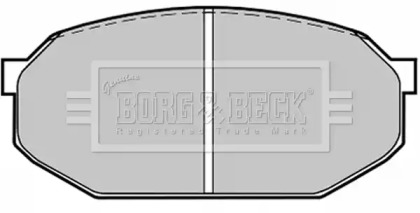 Комплект тормозных колодок (BORG & BECK: BBP1205)