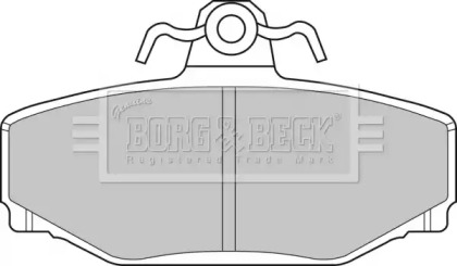 Комплект тормозных колодок (BORG & BECK: BBP1218)