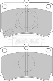 Комплект тормозных колодок (BORG & BECK: BBP1269)