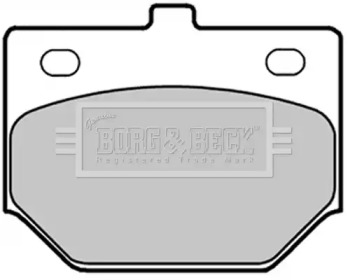 Комплект тормозных колодок (BORG & BECK: BBP1286)