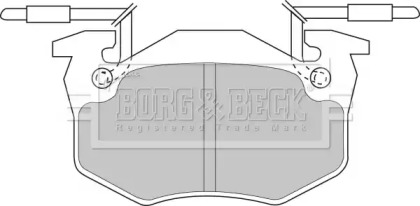 Комплект тормозных колодок (BORG & BECK: BBP1306)