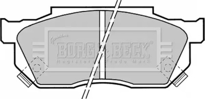 Комплект тормозных колодок (BORG & BECK: BBP1369)