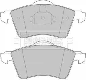 Комплект тормозных колодок (BORG & BECK: BBP1384)