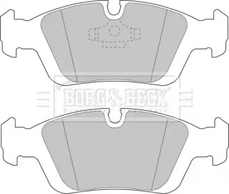 Комплект тормозных колодок (BORG & BECK: BBP1399)