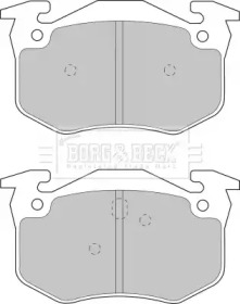 Комплект тормозных колодок (BORG & BECK: BBP1401)