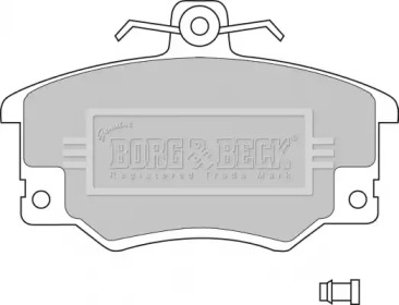 Комплект тормозных колодок (BORG & BECK: BBP1410)