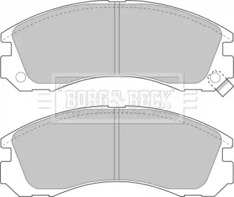 Комплект тормозных колодок (BORG & BECK: BBP1449)