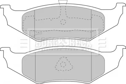 Комплект тормозных колодок (BORG & BECK: BBP1450)