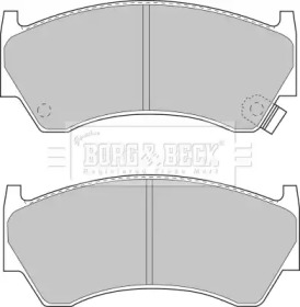 Комплект тормозных колодок (BORG & BECK: BBP1470)