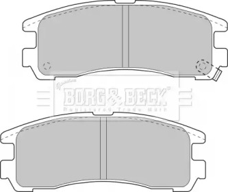 Комплект тормозных колодок (BORG & BECK: BBP1500)