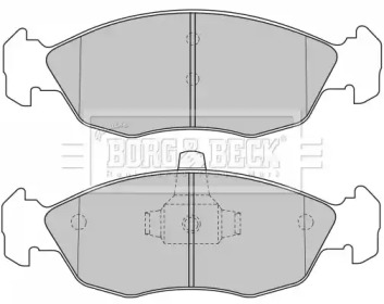 Комплект тормозных колодок (BORG & BECK: BBP1505)