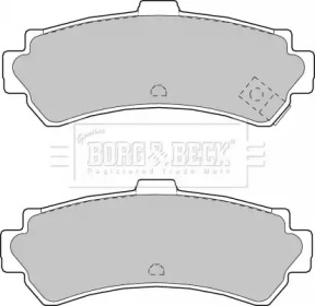 Комплект тормозных колодок (BORG & BECK: BBP1552)