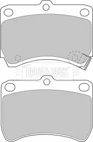 Комплект тормозных колодок (BORG & BECK: BBP1553)