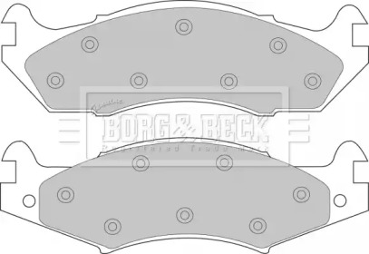 Комплект тормозных колодок (BORG & BECK: BBP1566)