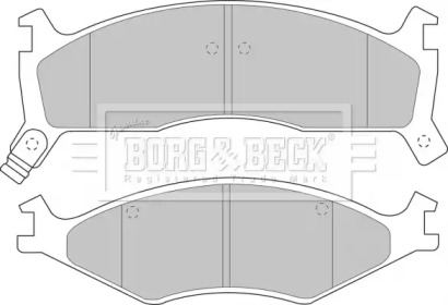 Комплект тормозных колодок (BORG & BECK: BBP1573)