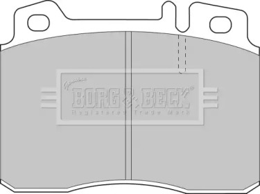 Комплект тормозных колодок (BORG & BECK: BBP1587)