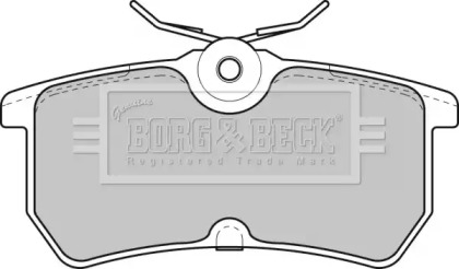 Комплект тормозных колодок (BORG & BECK: BBP1603)