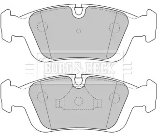 Комплект тормозных колодок (BORG & BECK: BBP1627)