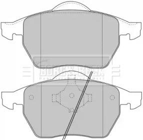 Комплект тормозных колодок (BORG & BECK: BBP1645)