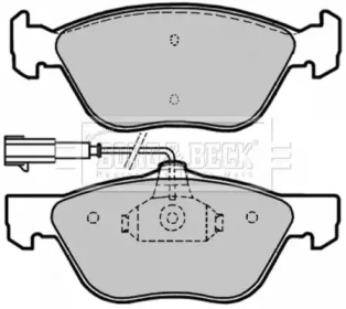 Комплект тормозных колодок (BORG & BECK: BBP1654)