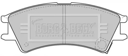 Комплект тормозных колодок (BORG & BECK: BBP1659)