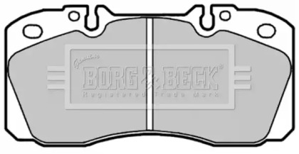 Комплект тормозных колодок (BORG & BECK: BBP1660)