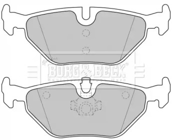 Комплект тормозных колодок (BORG & BECK: BBP1677)