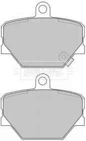 Комплект тормозных колодок (BORG & BECK: BBP1679)