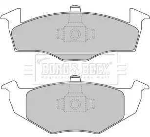 Комплект тормозных колодок (BORG & BECK: BBP1691)