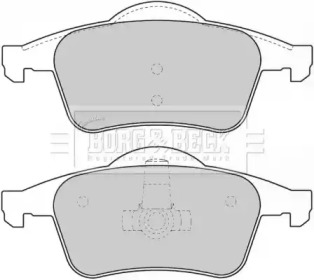 Комплект тормозных колодок (BORG & BECK: BBP1697)