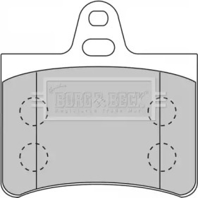 Комплект тормозных колодок (BORG & BECK: BBP1710)
