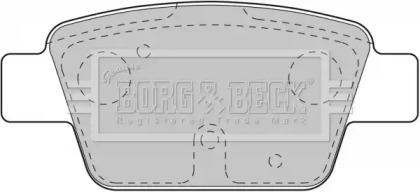 Комплект тормозных колодок (BORG & BECK: BBP1718)