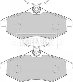 Комплект тормозных колодок (BORG & BECK: BBP1727)
