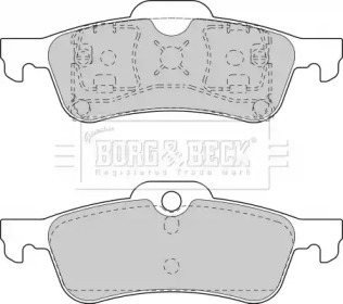 Комплект тормозных колодок (BORG & BECK: BBP1744)