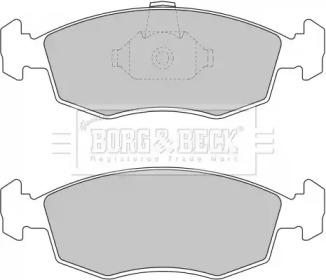 Комплект тормозных колодок (BORG & BECK: BBP1748)