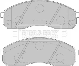 Комплект тормозных колодок (BORG & BECK: BBP1749)