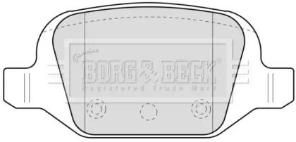 Комплект тормозных колодок (BORG & BECK: BBP1775)