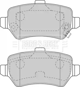 Комплект тормозных колодок (BORG & BECK: BBP1777)