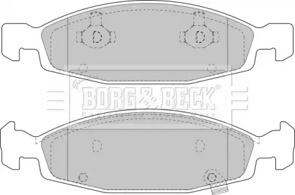 Комплект тормозных колодок (BORG & BECK: BBP1781)