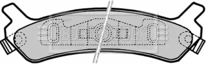 Комплект тормозных колодок (BORG & BECK: BBP1788)