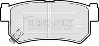 Комплект тормозных колодок (BORG & BECK: BBP1790)