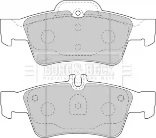 Комплект тормозных колодок (BORG & BECK: BBP1798)
