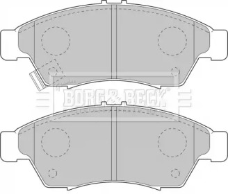 Комплект тормозных колодок (BORG & BECK: BBP1802)