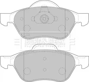 Комплект тормозных колодок (BORG & BECK: BBP1806)