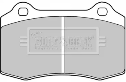 Комплект тормозных колодок (BORG & BECK: BBP1823)