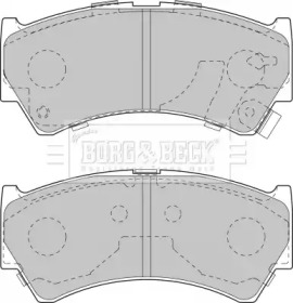 Комплект тормозных колодок (BORG & BECK: BBP1827)