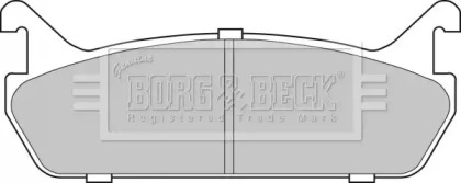 Комплект тормозных колодок (BORG & BECK: BBP1828)