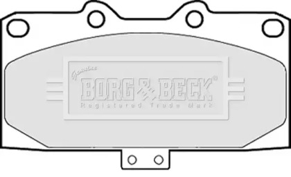 Комплект тормозных колодок (BORG & BECK: BBP1832)