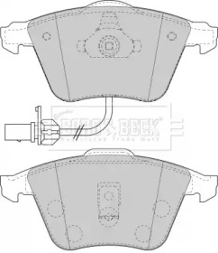 Комплект тормозных колодок (BORG & BECK: BBP1841)